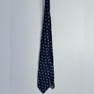 Christian Dior Silk Tie Navy Blue